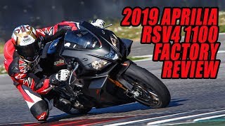 2019 Aprilia RSV4 1100 Factory Video Review [upl. by Novy]