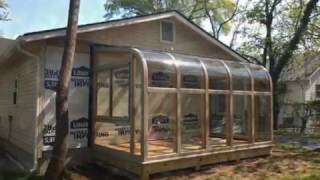 Time Lapse Sunroom Installation  42017 Edmunston MD [upl. by Accire]