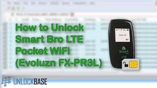 How to Unlock Smart Bro LTE Pocket WiFi Evoluzn FXPR3L [upl. by Feola413]