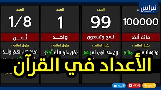 تعرف على جميع الأعداد في القرآن الكريم من الكسور إلى الألوف مع الآيات التوضيحية  فيديو مختصر ☑️ [upl. by Ahseetal]