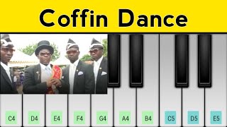 Coffin Dance Piano Tutorial  Astronomia [upl. by Inaja]