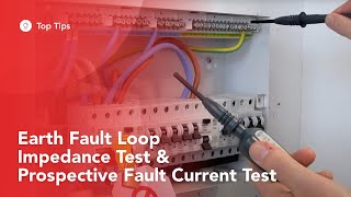 Earth Fault Loop Impedance Test amp Prospective Fault Current Test [upl. by Enorej]