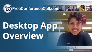 FreeConferenceCallcom Desktop Overview [upl. by Ameehs]