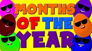 Months of the Year Song  12 Months of the Year  Nursery Rhymes  Kids Songs  Childrens Video [upl. by Rizas429]