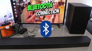 How To Connect Samsung Soundbar to LG TV Bluetooth [upl. by Daggett]