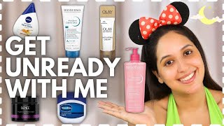 Get Unready with Me Using My Night Time Skincare routine for Dry Skin✨ [upl. by Chrysler]