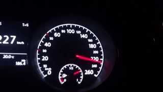 golf 7 14 tsi 0230 kmh top speed [upl. by Nikaniki]