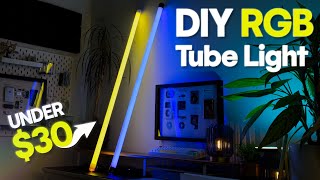 HOW TO MAKE a DIY RGB Tube Light for UNDER 30 [upl. by Vacla]