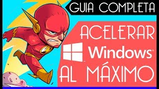 ACELERAR WINDOWS 1087 AL MÁXIMO 2018 SIN PROGRAMAS [upl. by Acul140]