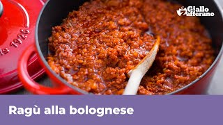 RAGÃ™ ALLA BOLOGNESE  RICETTA ORIGINALE per lasagne e tagliatelle [upl. by Acilejna968]