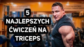 5 NAJLEPSZYCH ĆWICZEŃ na TRICEPS  Rafał quotFRYTAquot Frydrychowicz [upl. by Lateh332]