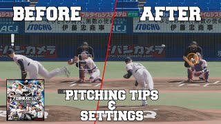 Pitching Tips amp Settings  Professional Baseball Spirits 20242025 [upl. by Tews417]