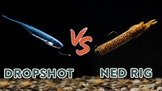 Dropshot VS Ned Rig When To Fish Each Of The ULTIMATE Finesse Techniques [upl. by Tayib]