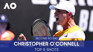 Chrisopher OConnell  Top 5 Shots 2R  Australian Open 2022 [upl. by Delle]