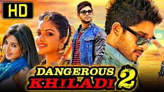 Allu Arjun Blockbuster Action Hindi Dubbed Movie  Dangerous Khiladi 2  Amala Paul Catherine [upl. by Leamaj]