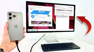 Cómo USAR tu iPhone como una Computadora 📱 ▶️ 💻  Multitarea y Función de Monitor Externo 🙌 [upl. by Ecinuahs629]