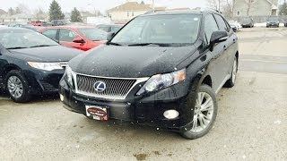 2010 Lexus RX450h Start up Walkaround and Vehicle Tour [upl. by Akiaki]