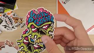 10 COMPANIES FREE STICKER UNBOXING PART 2 [upl. by Atinaujnas]