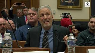 Jon Stewart slams Congress over benefits for 911 first responders [upl. by Atinas]