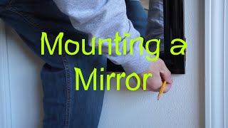 How to mount a mirror using mounting clips [upl. by Nairb524]