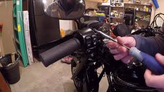 Heated Grips Install Harley Touring [upl. by Ayo]