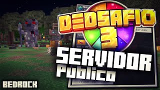 SERVIDOR DE DEDSAFIO 3 Para La 121 De MINECRAFT PEBedrock FAN SERVER  Dedsafío 3 Bedrock [upl. by Atteras299]