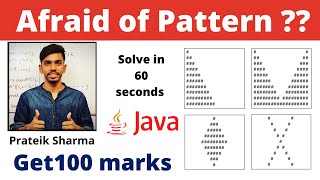 Nested loop in Java class 10 computer applications crash course by Prateik Sharma Patterns in java [upl. by Dijam]