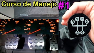 clase de manejo gratis 1 para PRINCIPIANTES desde cero aprende standard manual manejar carro [upl. by Jess]