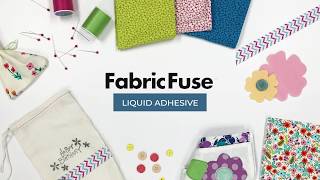 Learn How To Use Fabric Fuse Liquid Adhesive [upl. by Ydnahs749]