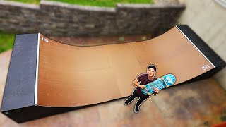 BUILDING A BACKYARD MINI RAMP [upl. by Padriac928]