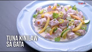 Tuna Kinilaw sa Gata SIMPOL [upl. by Deehsar]