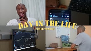 DAY IN THE LIFE OF A BEGINNER FOREX TRADER [upl. by Sileas]