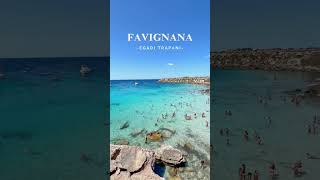 La meravigliosa isola di Favignana 🩵💎 favignana travel sicilia egadi beautifuldestinations [upl. by Luane]