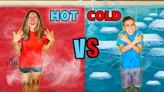 HOT vs COLD Pool CHALLENGE  The Royalty Family [upl. by Lahcym]