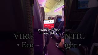 Virgin Atlantic Economy delight  is it worth it  virginatlantic travelreview economyflight [upl. by Naes]