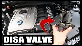 BMW N52 LARGE DISA VALVE REPLACEMENT Without Removing Intake Manifold [upl. by Hedvige912]