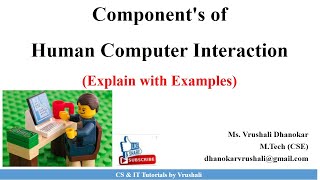 HCI 15 Components of Human Computer Interaction with Examples [upl. by Toth62]