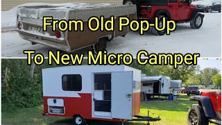 Foam Micro Camper Build  Start to Finish camper [upl. by Shandra]