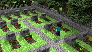 Minecraft 3 Ways To Make Graves [upl. by Salvidor131]