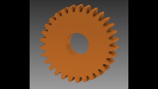 Autodesk Inventor Zahnrad erstellen mit dem eingebauten Generator [upl. by Lednahs]