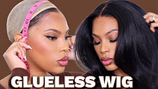 HOW TO MAAKE A GLUELESS WIG  ELASTIC BAND METHOD [upl. by Brocklin]