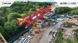 HS2 Section C1  Colne Valley Viaduct [upl. by Nolat]