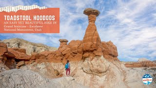 Toadstool Hoodoos an Easy Hike to the Most Surreal Landscape near Kanab UT [upl. by Akehs]