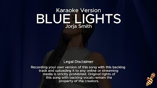 Jorja Smith  Blue Lights Karaoke Version [upl. by Annaili]