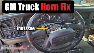 GM Truck Horn Fix  Silverado Sierra Tahoe Yukon Suburban Escalade Express  AnthonyJ350 [upl. by Odranar]