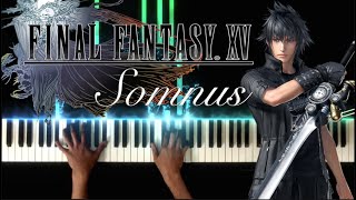 Final Fantasy XV  Main Menu Theme  Somnus  Solo Piano Cover [upl. by Peppard]