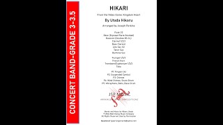 HIKARI Kingdom Hearts for Concert Band [upl. by Budding450]