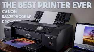 The Best Photo Printer Ever  Canon ImagePROGRAF PRO300  Print Quality Review 2020 [upl. by Soluk]