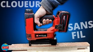 TEST Cloueuseagrafeuse SUR BATTERIE ​​ Einhell TECN 18LI [upl. by Ranna]