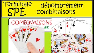 Terminale Spé Maths Dénombrement combinatoire les 32 cartes [upl. by Anama344]